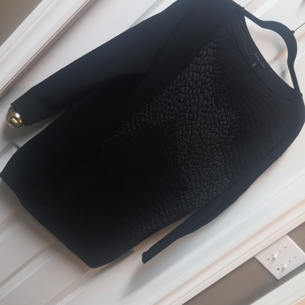 Sarah Pacini Black Tunic, sz large